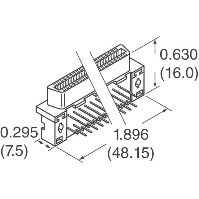 FX2-60S-1.27DS(71) Hirose Electric Co Ltd  Centronics Connectors